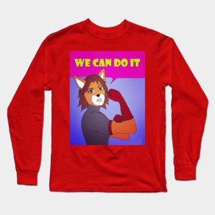 We Can Do It (Art by Hayley Evenett) Long Sleeve T-Shirt